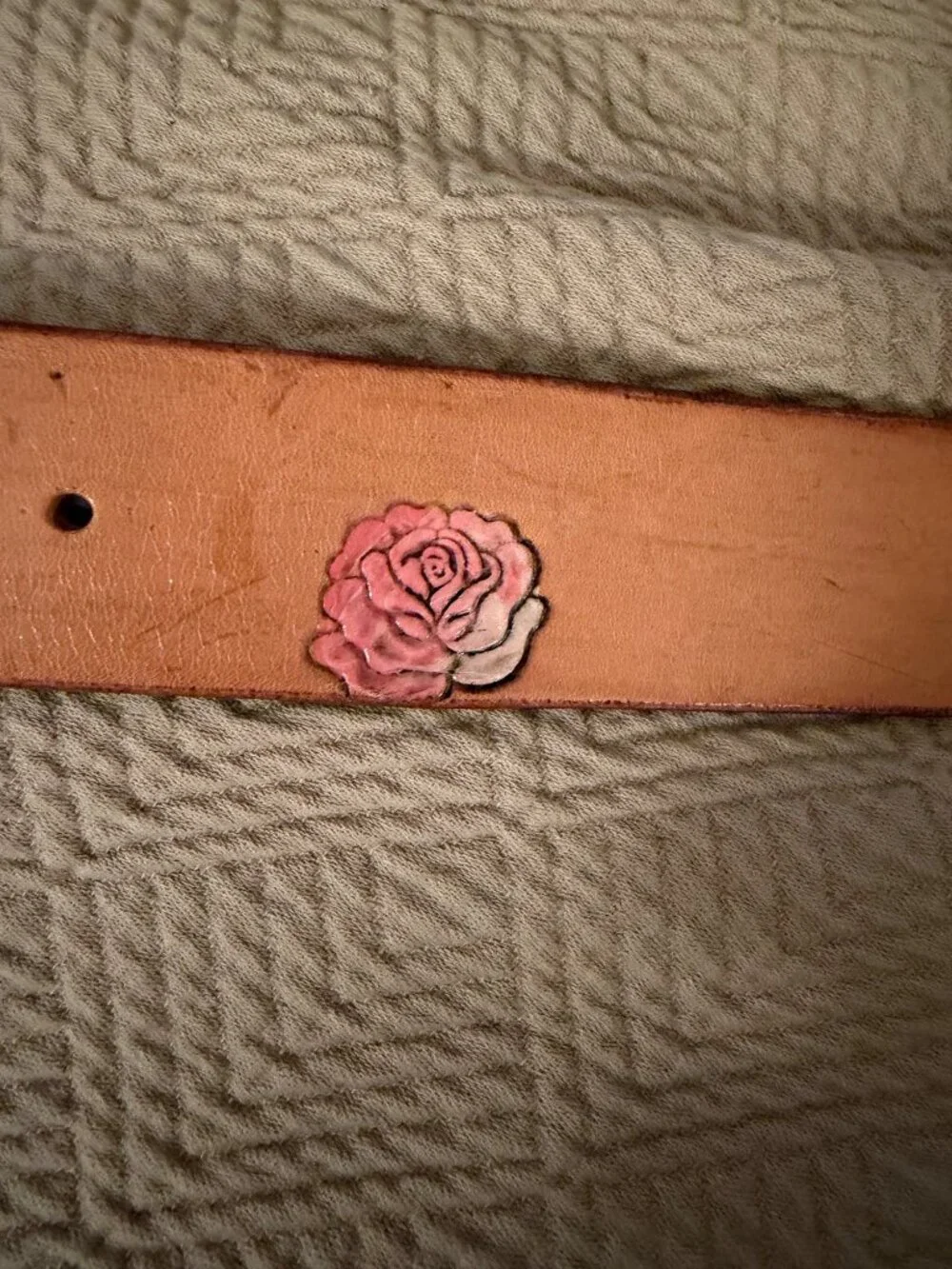 H&H Grateful Dead Handtooled Leather Belt 